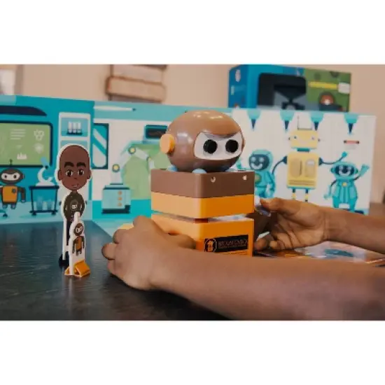 Brown Toy Box Justin Robotics STEAM Kit image {6}