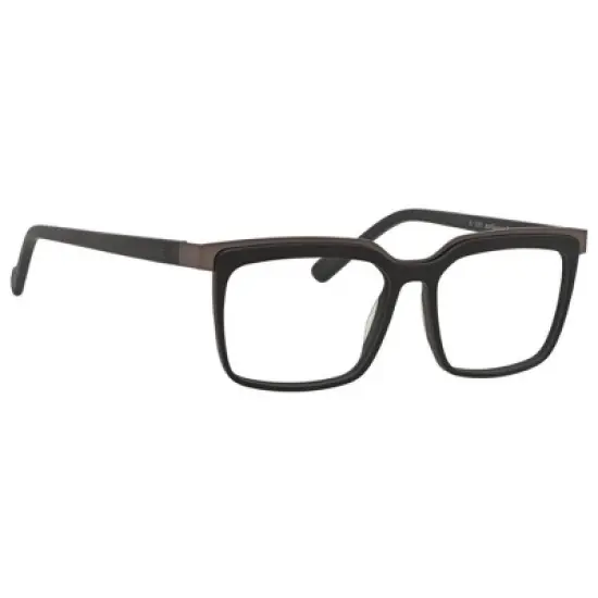 Esquire Men's EQ1553 Blue Light Filter+A/R Lenses Eyeglasses Black/Gunmetal 53 m image {1}