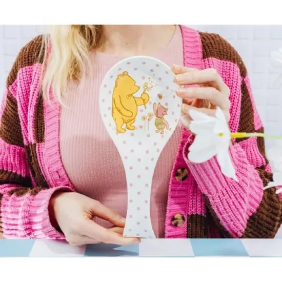 Silver Buffalo Disney Winnie the Pooh and Piglet Ceramic Spoon Rest image {4}