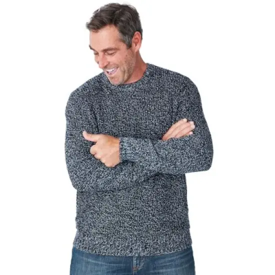 KingSize Men's Big & Tall Shaker Knit Crewneck Sweater image {3}
