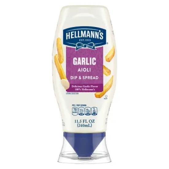 Hellmann's Garlic Aioli - 11.5 fl oz image {7}