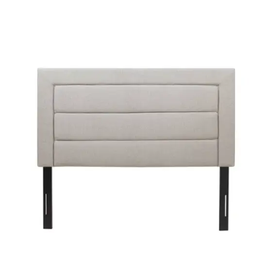 Rebecca Quilted Upholstered Headboard Gray - Ink+Ivy image {1}