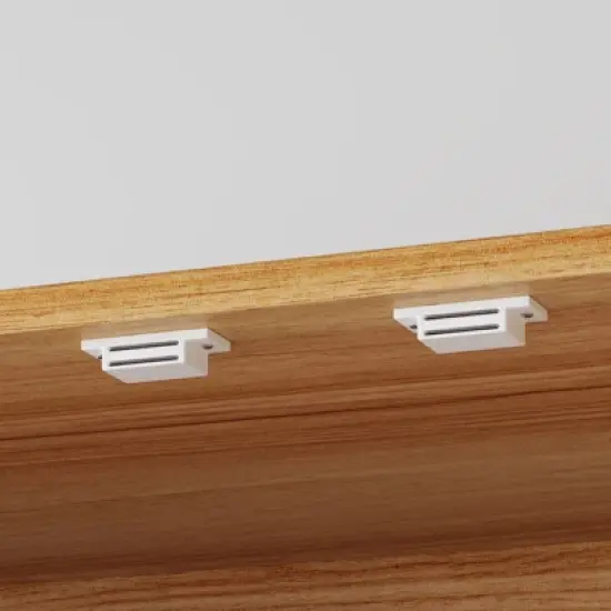 FUFU&GAGA Large-Capacity Pantry Cabinet,Food Storage Pantry with Drawers,Farmhouse Kitchen Hutch,Adjustable Shelves,Cupboard for Kitchen Organization image {9}