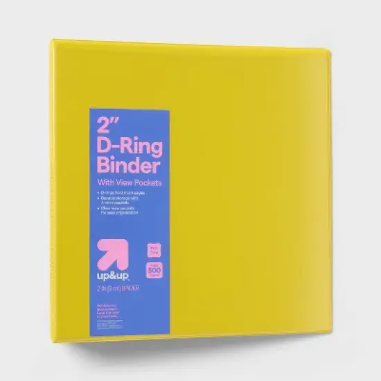 2" 3 Ring Binder Clear View - up&up&trade; image {6}