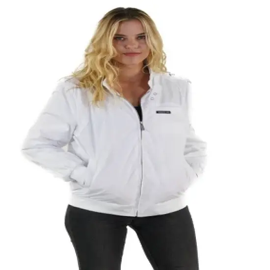 Members Only Women's Classic Iconic Racer Oversized Jacket image {15}