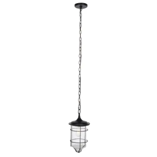 Rueda 8.2" Outdoor Pendant - PLT7040 - Bronze - Safavieh image {1}