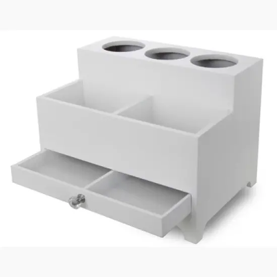 OnDisplay Makayla Deluxe Hair Tool and Accessory Organization Station image {2}