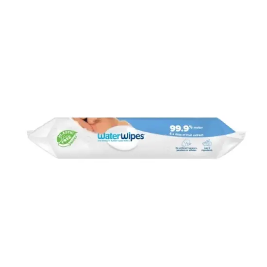 WaterWipes Plastic-Free Original Unscented 99.9% Water Based Baby Wipes - (Select Count) image {3}