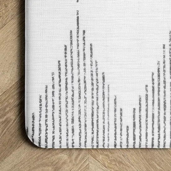 nuLOOM Diamond Stripes Anti Fatigue Kitchen or Laundry Room Comfort Mat image {2}