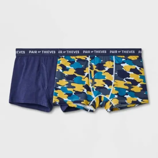 Pair of Thieves Men's Super Soft Trunks 2pk image {5}
