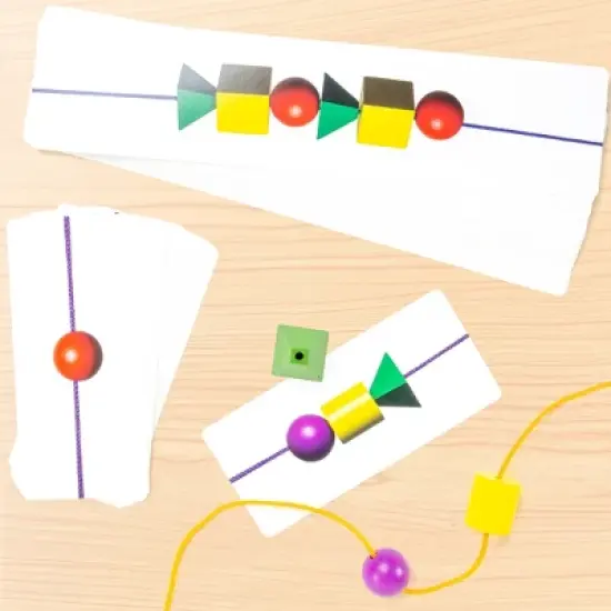 Stages Learning Materials Language Builder&reg; Stringing Beads, Home Set of 144 image {1}