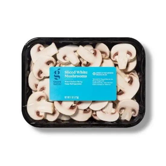 Fresh Sliced White Mushrooms - 8oz - Good & Gather&trade; image {4}