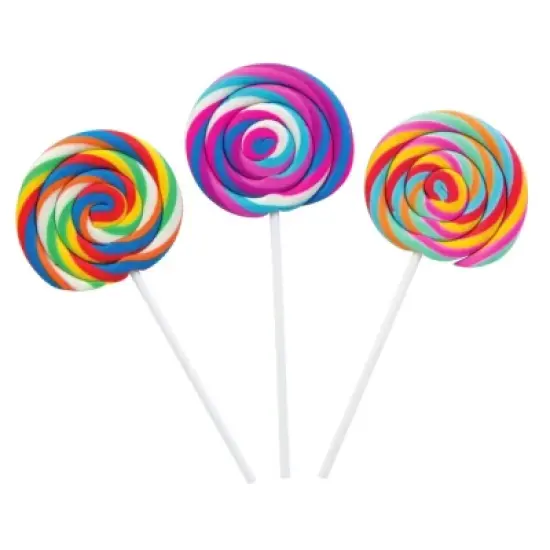 Scented Swirl Pop Erasers 3 pcs image {2}