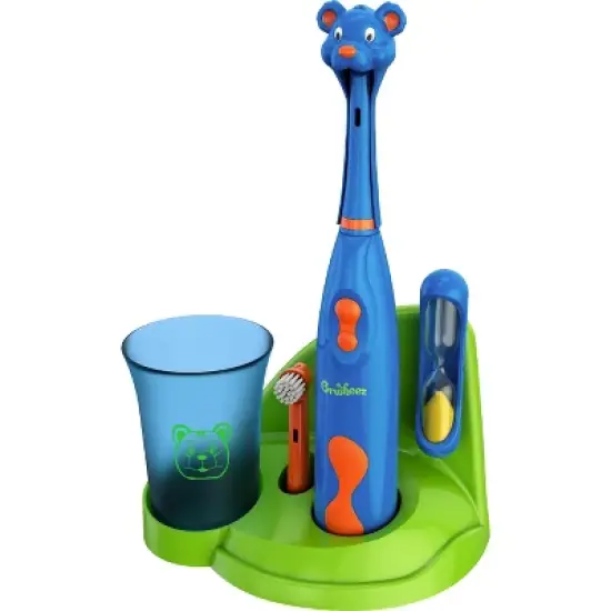 Brusheez Buddy the Bear Children's Electric Kids Toothbrush Set image {1}