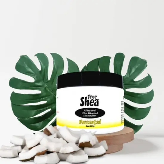 True Shea Natural Ultra Whipped Shea Butter - Unscented - 8oz image {4}