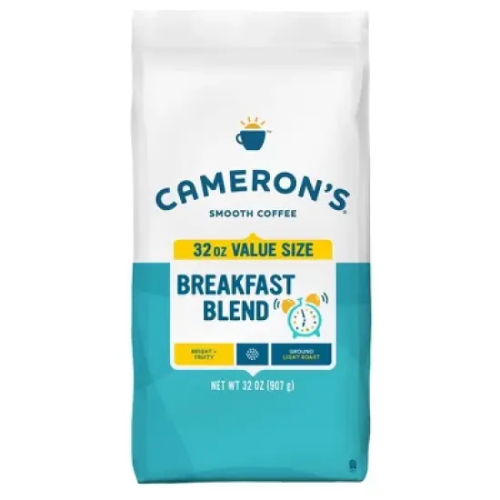 Cameron's Breakfast Blend Ground Light Roast Coffee image {10}