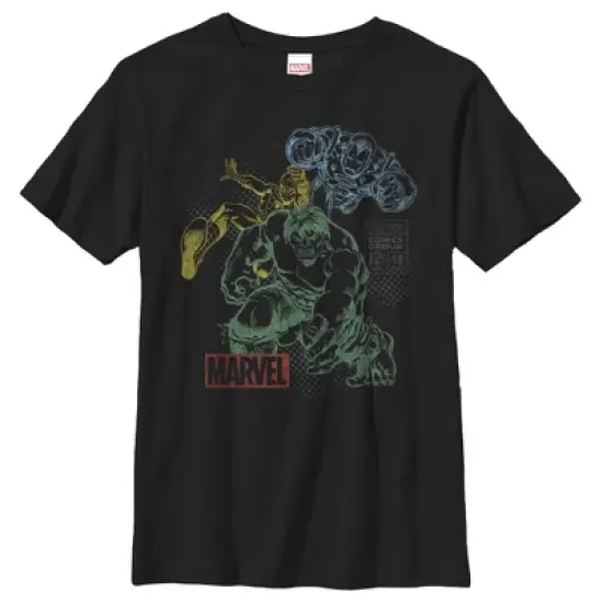 Boy's Marvel Three Heroes T-Shirt image {5}