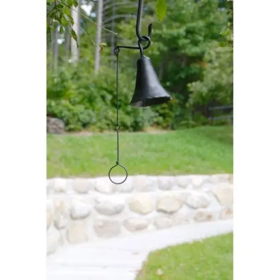 Wrought Iron Bell Graphite - ACHLA Designs image {1}