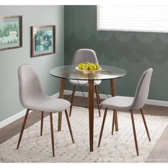 34" Trilogy Round Dining Table - LumiSource image {4}