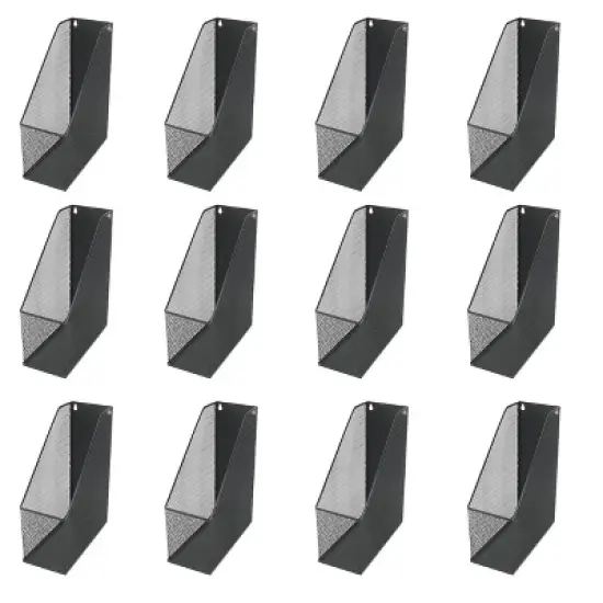 Ybm Home Mesh Steel Wall mount and/or Freestanding Document Sorter,  Pack of 12 image {8}
