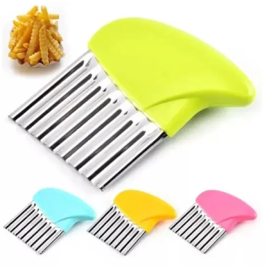 Kitcheniva Wavy Crinkle Cutter Set 4 Pcs image {3}