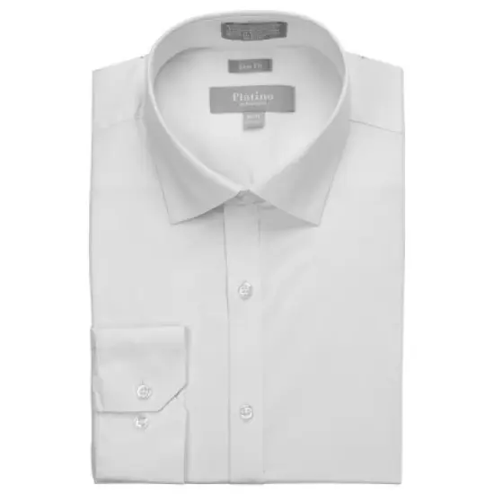 Men's Slim Fit Spandex Dress Shirt From Marquis Size - N 14.5 To 18.5 image {2}