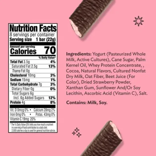 Clio Snacks Greek Yogurt Mini-Bars - 6.2oz/8ct image {9}