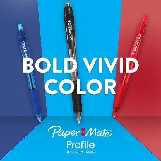 Paper Mate Profile Ballpoint Pen Refill Medium Point Black Ink 2/Pack (2130521) image {2}