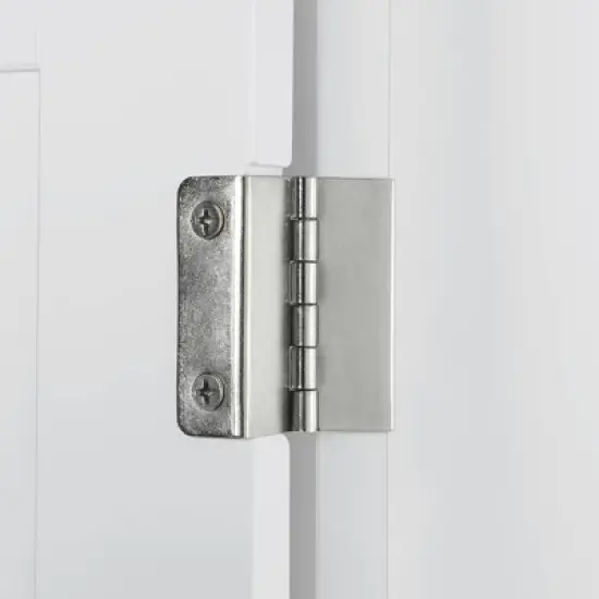 Somerset Single Door Corner Cabinet White - RiverRidge Home image {8}