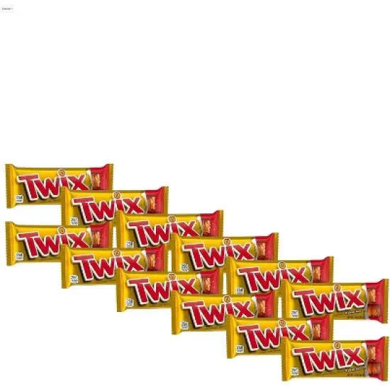 Twix 12/16/24 Pack Full Size Caramel Chocolate Cookie Candy Bar 1.79oz Each Bulk Packaging image {1}