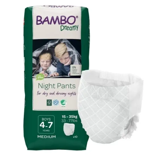 Bambo Dreamy Potty Training Night Pants for Boys Ages 4-7 image {5}