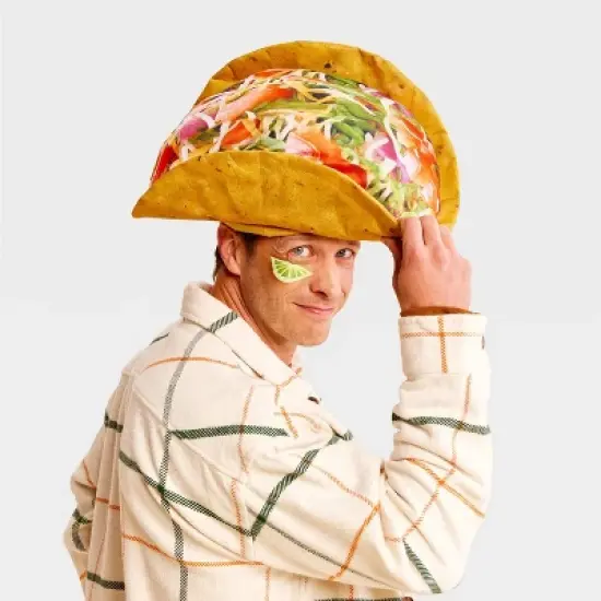 Adult Taco Hat Costume Headwear - Hyde and EEK! Boutique&trade; image {1}