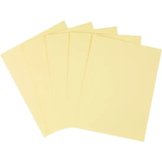 MyOfficeInnovations Cover Stock Paper 67 lbs 8.5" x 11" Canary 250/Pack (82993) 490884 image {1}