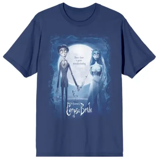 The Corpse Bride Movie Poster Art Women's Navy Blue Graphic Tee image {8}