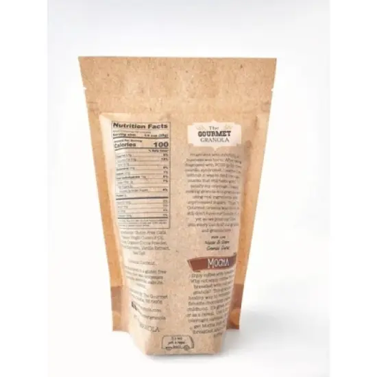 The Gourmet Granola 12 oz Mocha Granola Gluten, Dairy, & Soy Free - Pack of 2 image {2}