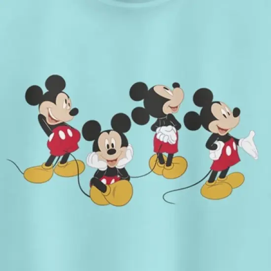 Junior's Mickey & Friends Lineup Racerback Tank Top image {1}