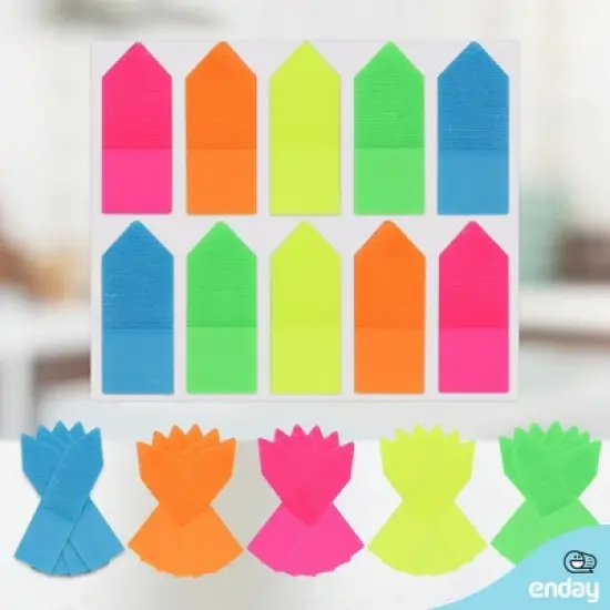 Enday Stick On Arrow Flags image {2}