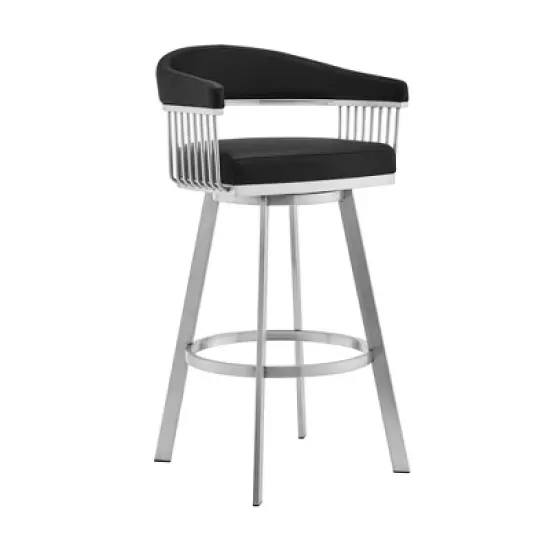 26" Bronson Counter Height Barstool - Armen Living image {7}