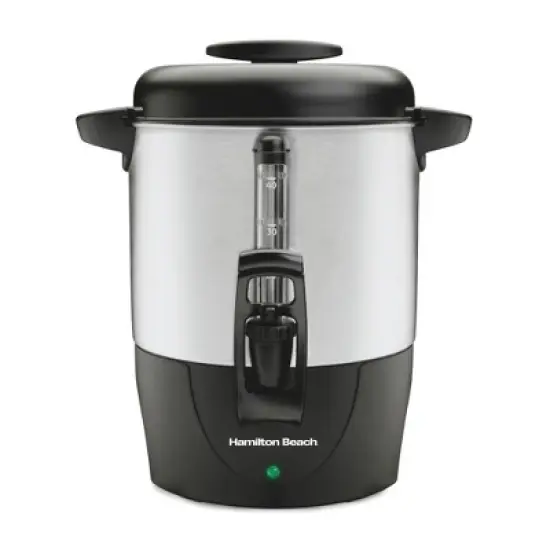 Hamilton Beach Brew Station 40 Cup Coffee - 40514: Electric Coffee Urn & Dispenser, 1090W, Silver, 8 oz Cup Capacity image {11}