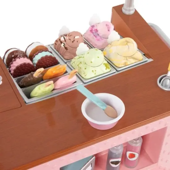 Our Generation Two Scoops Ice Cream Cart Accessory Set for 18" Dolls image {5}