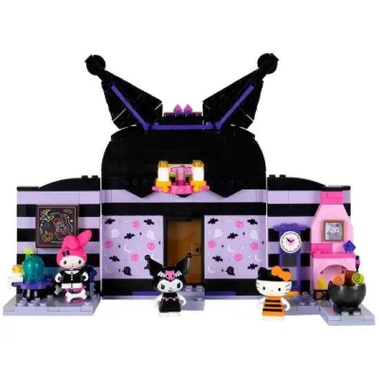 Hello Kitty Medium Playset & 2_1.5" Figures Sanrio Medium Building Set - Kuromi's Haunted House image {4}