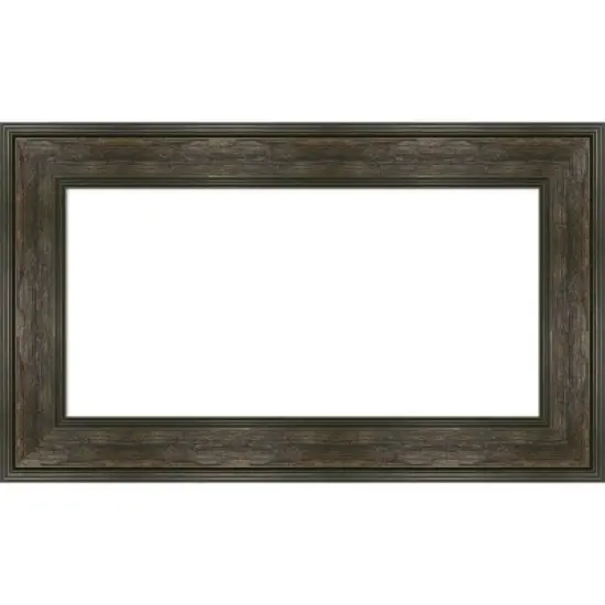Amanti Art Rail Rustic Char Framed Dry Erase Magnetic Board image {10}