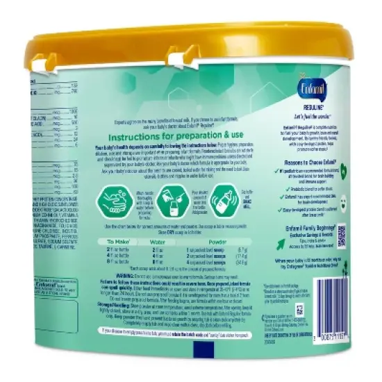 Enfamil Reguline Powder Infant Formula - 19.5oz image {10}
