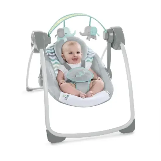 Ingenuity Comfort 2 Go Compact Portable Baby Swing with Music image {1}