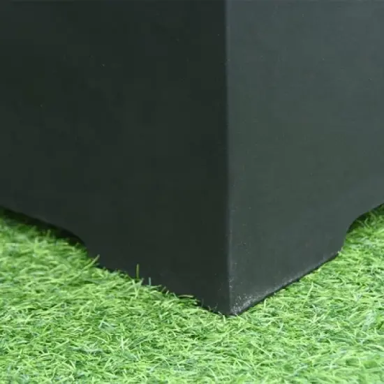 Elementi 15.7" Propane Tank Cover Concrete Hideaway Table for 20 lb Tank &ndash; Black image {3}