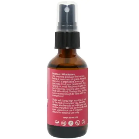 Plantlife Himalayan Rose Mist &ndash; Aromatherapy Spray with Pure Rose Essential Oil &ndash; Floral, Calming & Uplifting &ndash; No Additives or Fillers &ndash; 2 oz image {1}