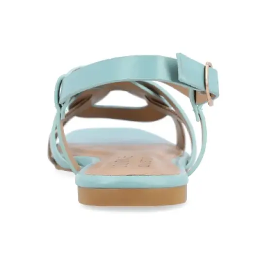 Journee Collection Womens Alorra Tru Comfort Foam Buckle Flat Sandals image {2}