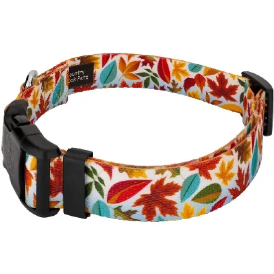 Country Brook Petz Deluxe Brisk Autumn Dog Collar and Leash image {1}