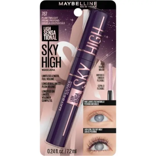 Maybelline Lash Sensational Sky High Lengthening Mascara - 0.24 fl oz image {8}