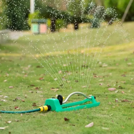 Gardenised Oscillating Water Sprinkler With 18 Nozzle Jets image {2}